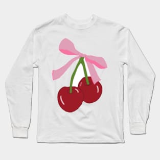 Coquette Cherry Long Sleeve T-Shirt